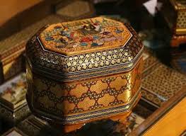 جعبه نفسی خاتم کاری شده